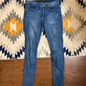 Blue wash Express mid rise Jean legging